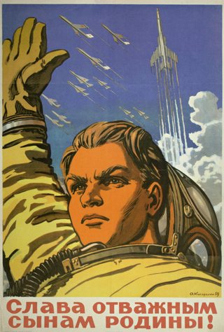 Illustration for article titled Inspiring and Intense Soviet Space Propaganda Posters